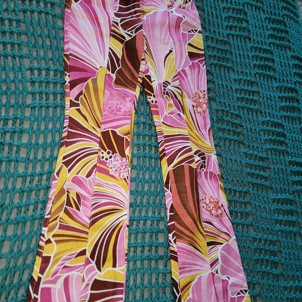 D&G Womens Flared Linen Pants